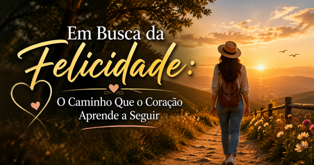 Em Busca da Felicidade: O Caminho Que o Coração Aprende a Seguir