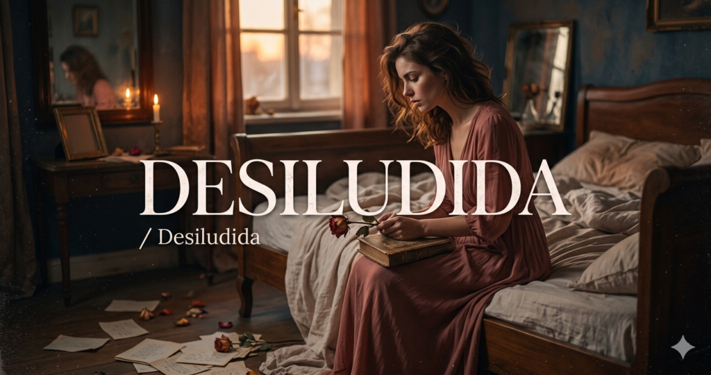 Desiludida.